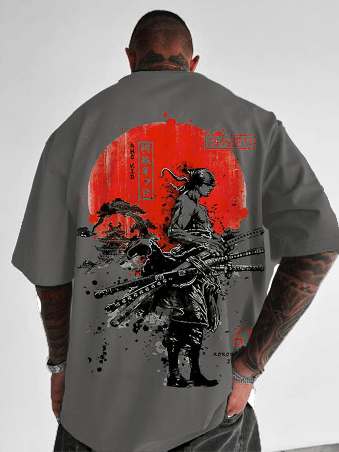 Street Fashion Magazine - Tek Parça Aksiyon Anime Zoro Baskı