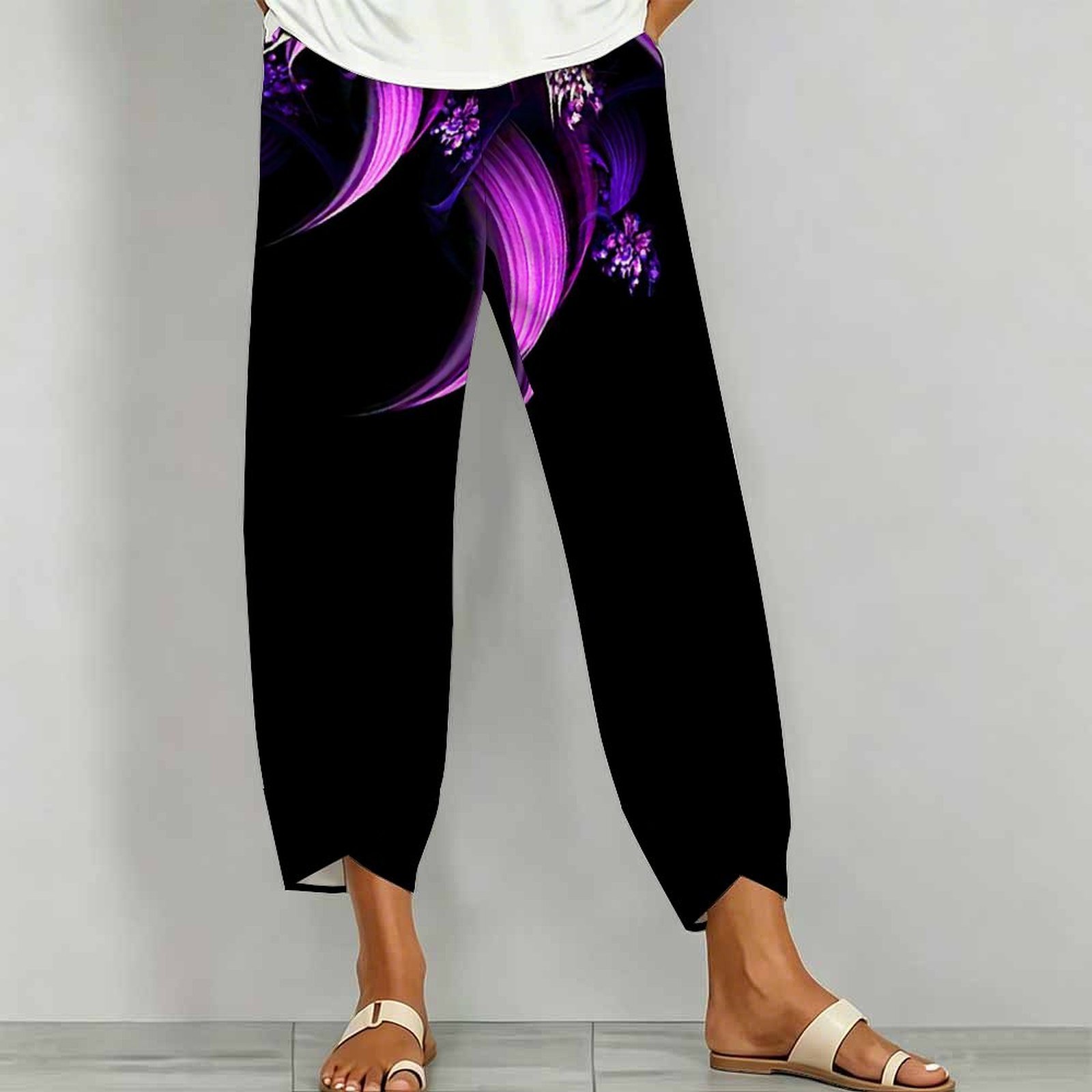Fashion Street Yoga - Şık Spor Pantolon Sokak Modası Pantolon