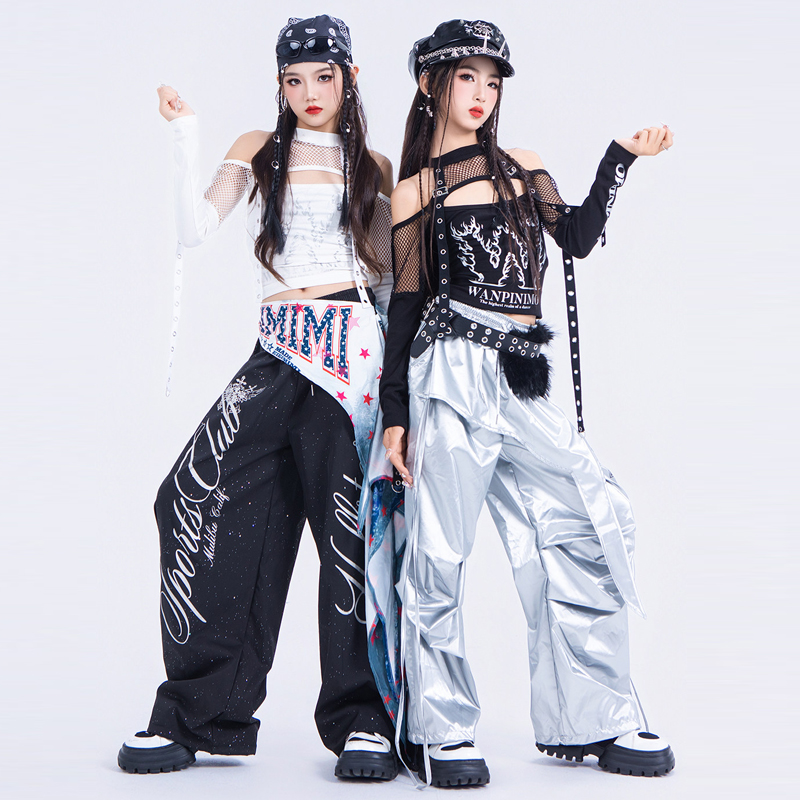 Street Fashion Kpop - Moda Kız Çocuk Caz Dans Kıyafetleri