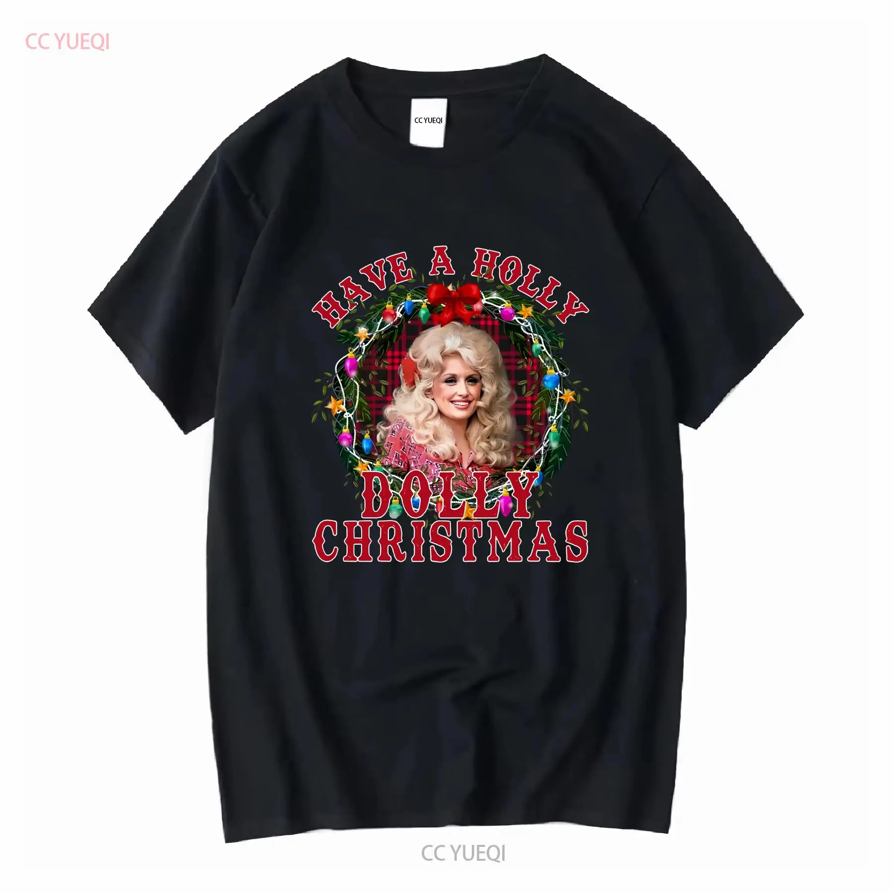 Street Fashion Magazine - İNDİRİM _Bir Holly Dolly Noel Tişörtlü