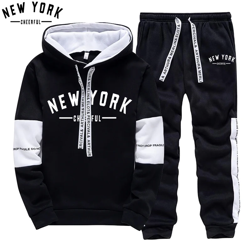 Street Fashion Men - Erkek Takımı/Hoodie/Pantolon Şehir Modası Sonbahar Günlük