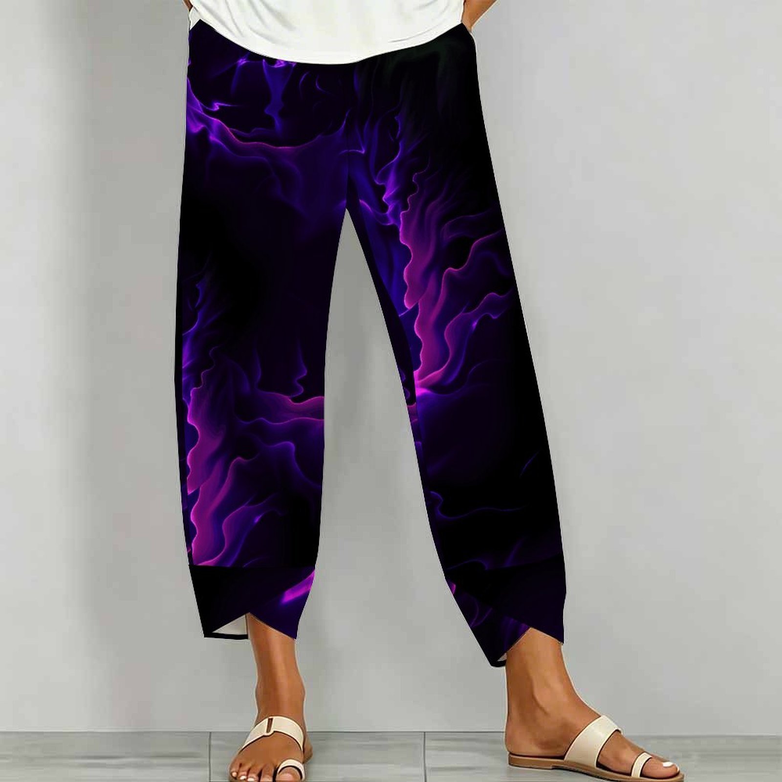 Fashion Street Yoga - Şık Spor Pantolon Sokak Modası Pantolon