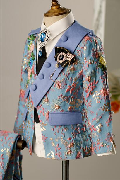 Street Fashion Walking - 2023 son tasarım Boys takım elbise