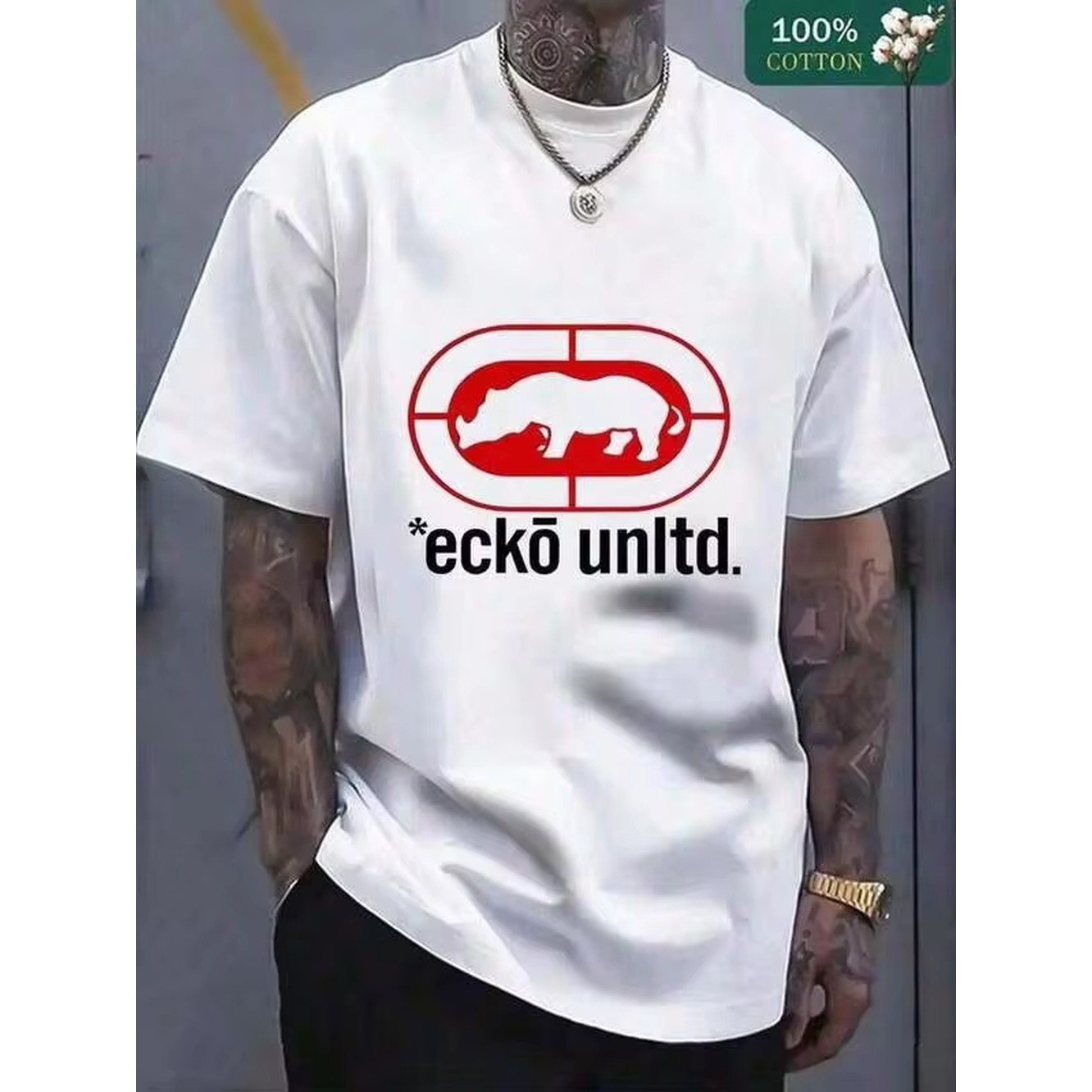 Street Fashion Essentials - Trend Giysiler Ecko Unltd Desenli Tişört