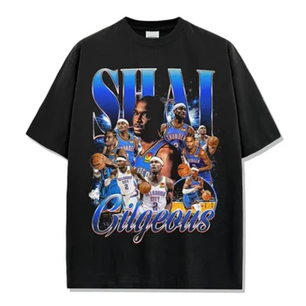 Street Fashion Magazine - Shai Gilgeous-Alexander Thunder Legend Grafikli Tişört