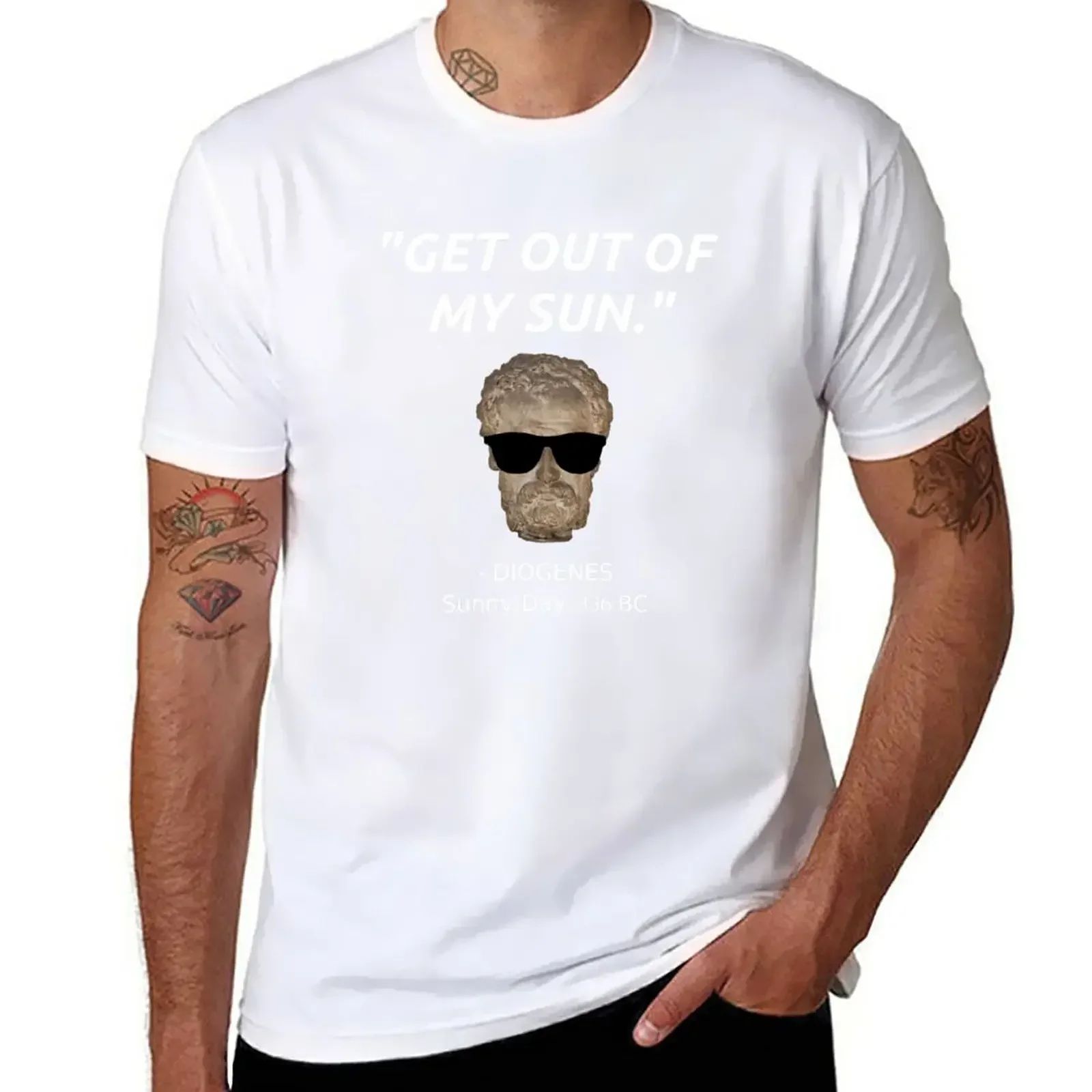 Street Fashion History - Komik Diogenes Alıntı T-shirt Felsefe Tarih