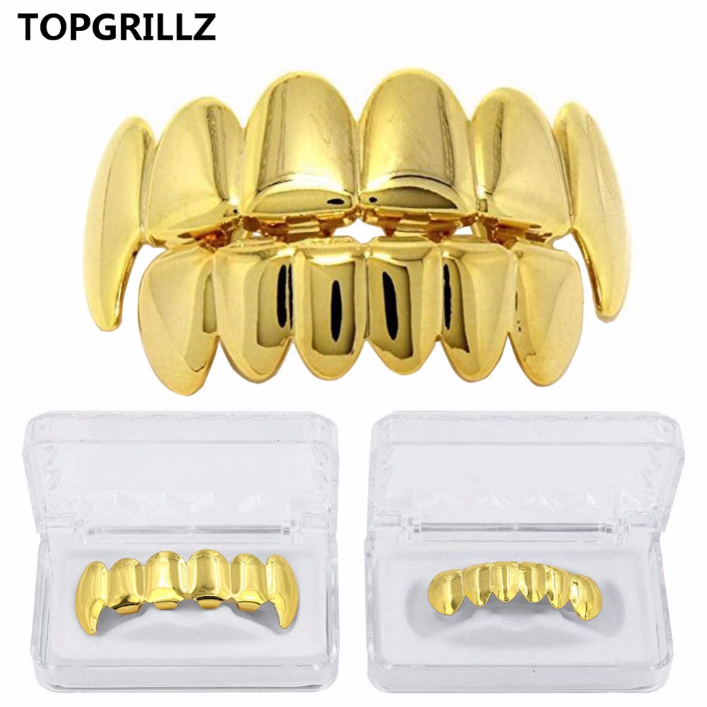 Street Fashion Jewelry - TOPGRILLZ Yeni Fit Gül Altın Renk
