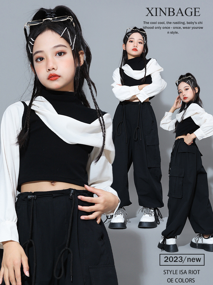 Street Fashion Kpop - Kız Çocukları K-pop Hip Hop Dans
