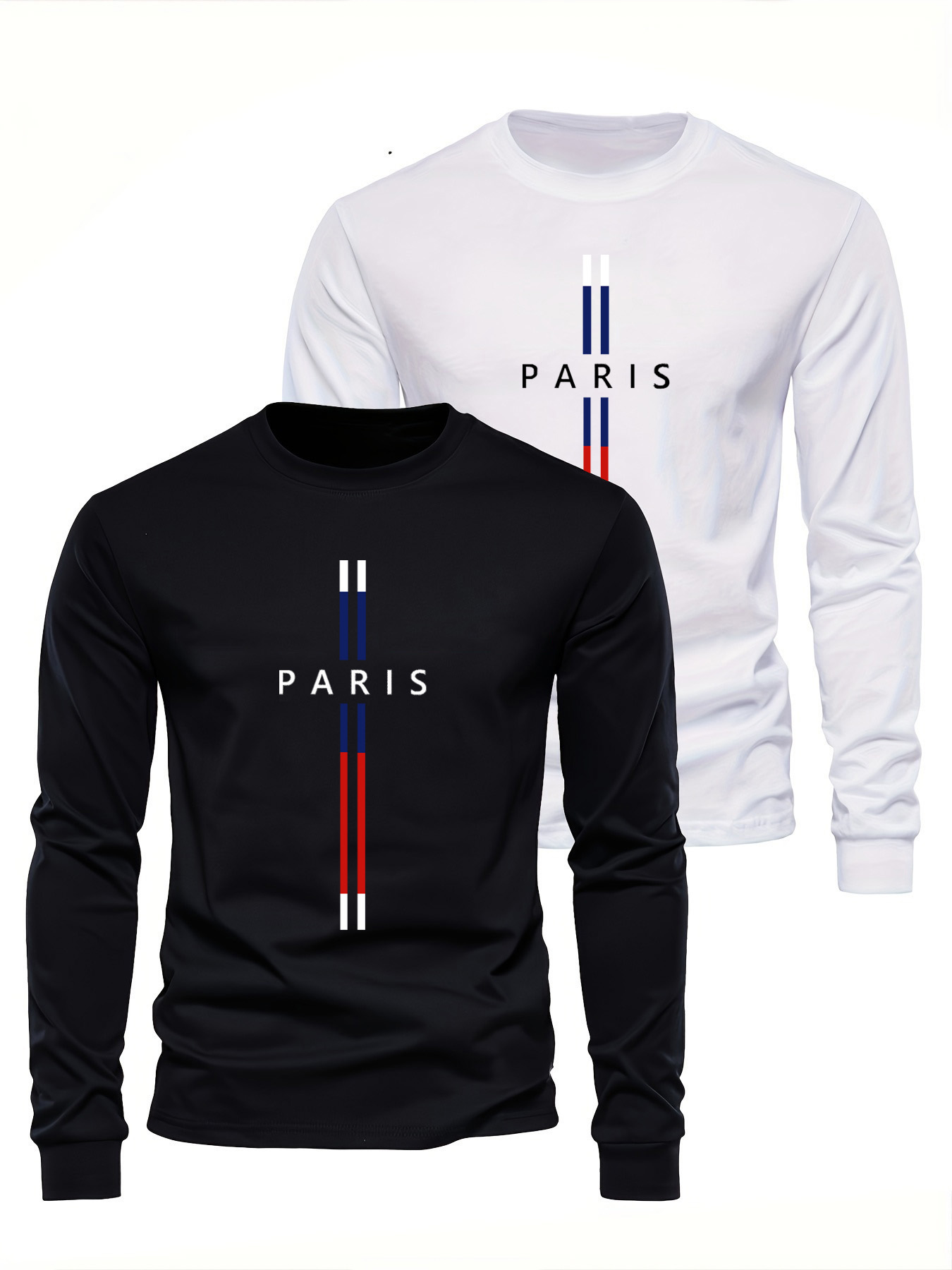 Paris Letter grafik baskılı er - Street Fashion In Paris incelemesi ve fiyatı