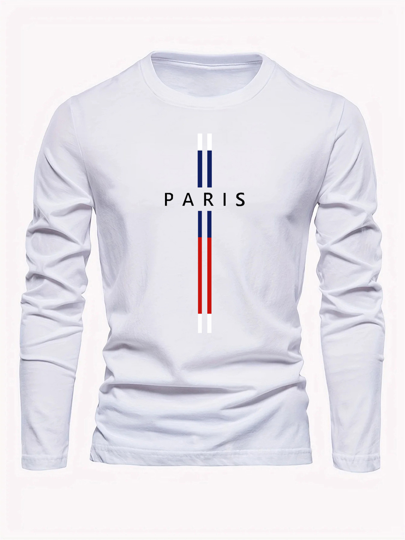 Paris Letter grafik baskılı er - Street Fashion In Paris incelemesi ve fiyatı
