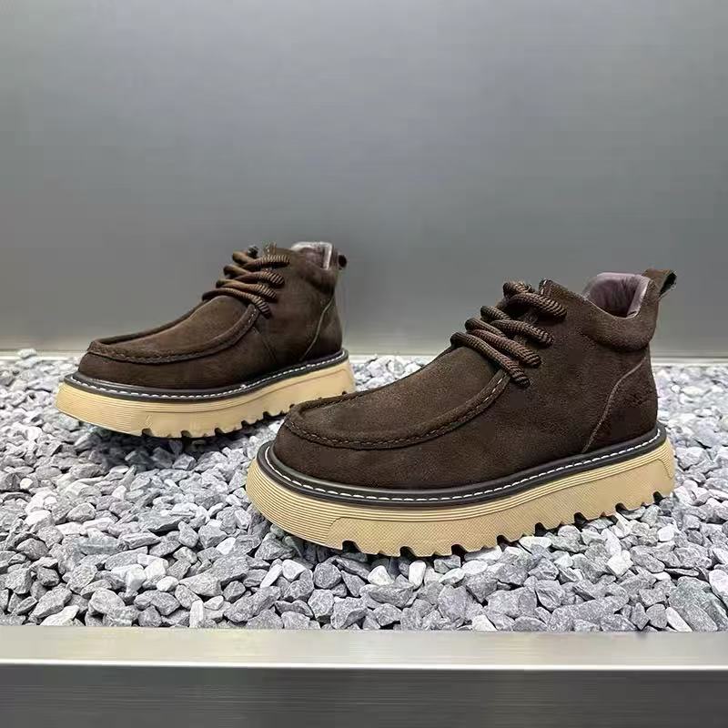 Sonbahar Kış Erkek Platform Bo - Street Fashion Walking incelemesi ve fiyatı