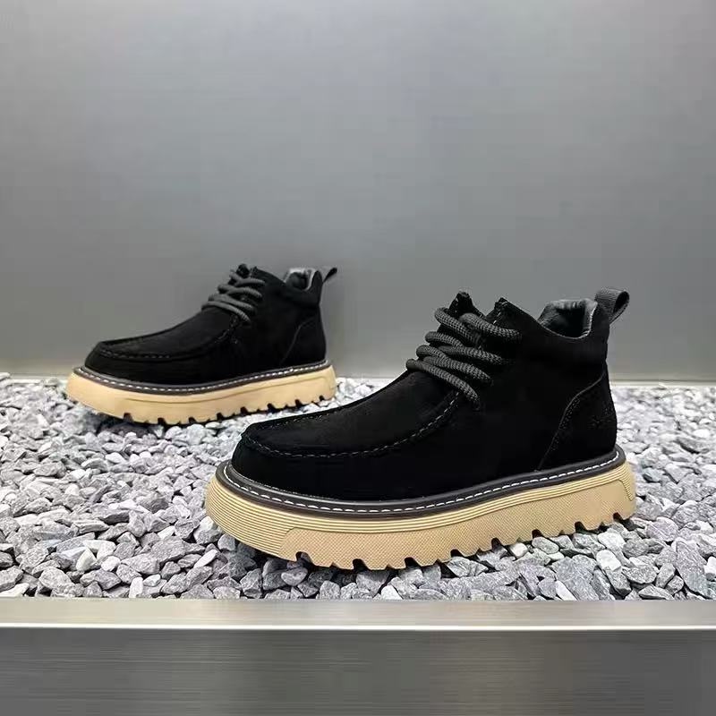 Sonbahar Kış Erkek Platform Bo - Street Fashion Walking incelemesi ve fiyatı