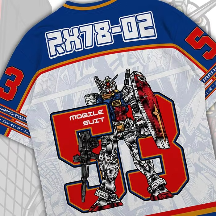 Gundam RX78 Anime Mecha Y2k Ko - Street Fashion Kpop incelemesi ve fiyatı