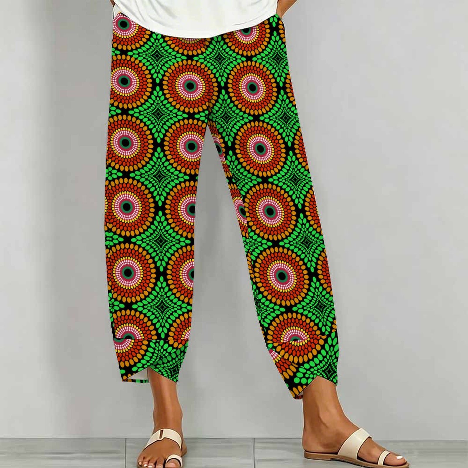 Günlük Rahat Pantolonlar Retro - Fashion Street Yoga incelemesi ve fiyatı
