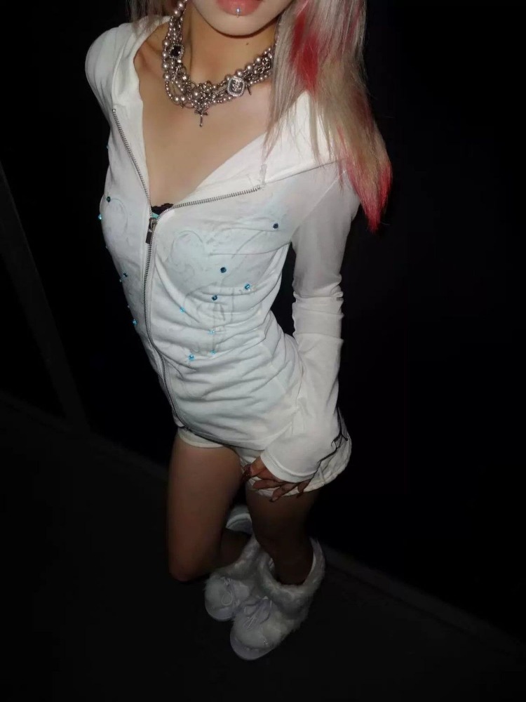 Kimotimo Y2k Punk Elmas Baskıl - Street Fashion Goth incelemesi ve fiyatı