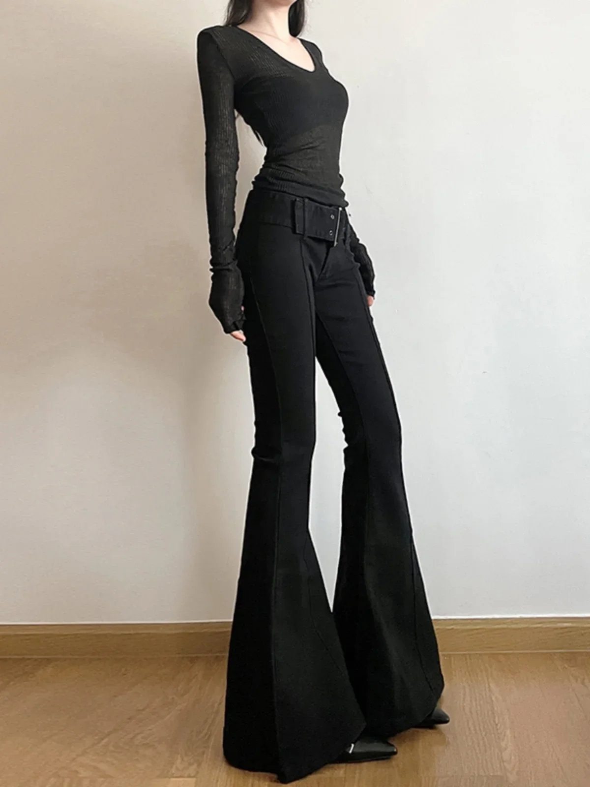 Kadın Siyah Geniş Pantolon Ret - Fashion Street Yoga incelemesi ve fiyatı