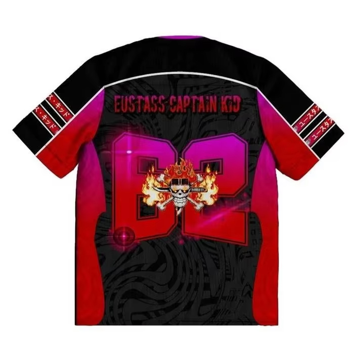 Tek Parça Eustass Kid Anime Y2 - Street Fashion Kpop incelemesi ve fiyatı