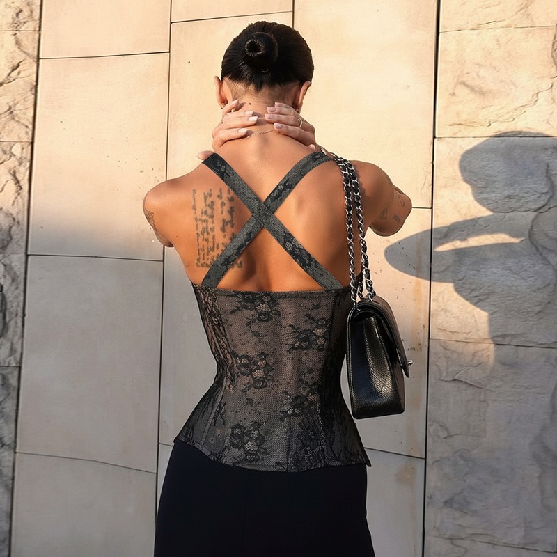 BWQ Kadın Dantel Atlet Moda Da - Street Fashion Youtube incelemesi ve fiyatı