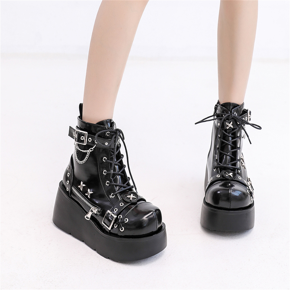 Yepyeni Bayanlar Goth Platform - Street Fashion Goth incelemesi ve fiyatı