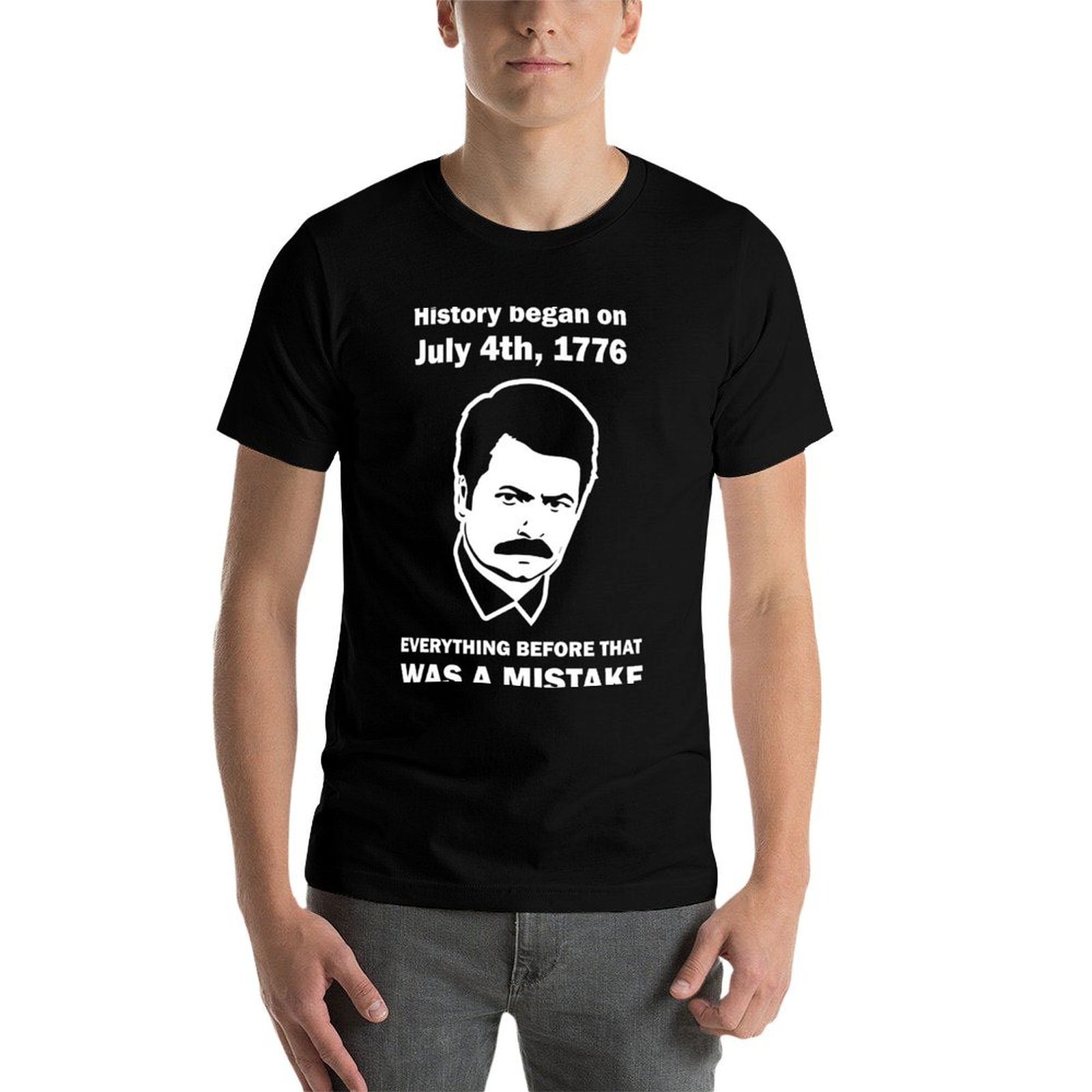 Ron Swanson Tarihi 4 Temmuz 17 - Street Fashion History incelemesi ve fiyatı