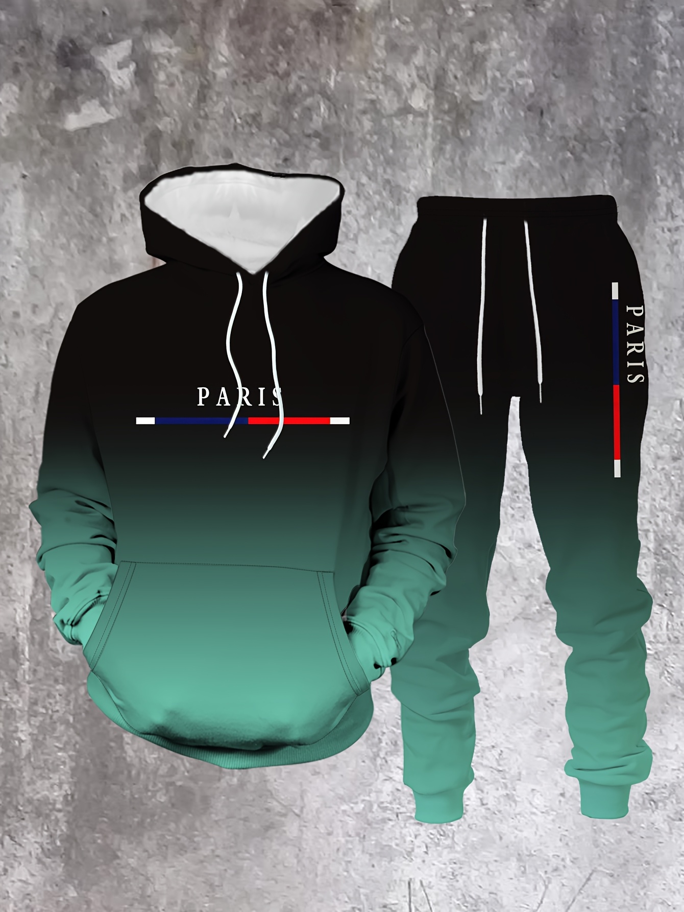 Degrade Renkli Paris Eşofman T - Street Fashion In Paris incelemesi ve fiyatı