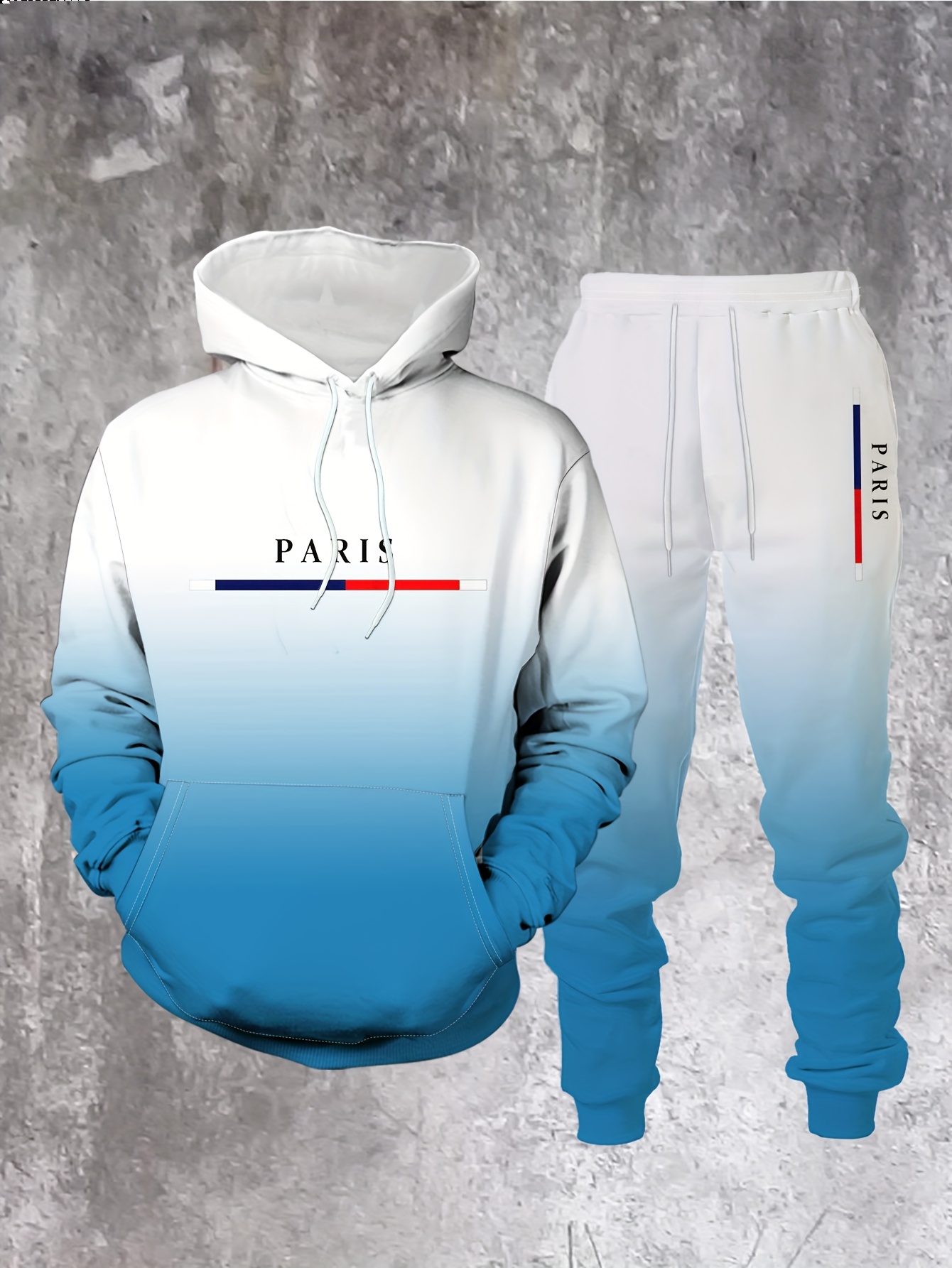 Degrade Renkli Paris Eşofman T - Street Fashion In Paris incelemesi ve fiyatı