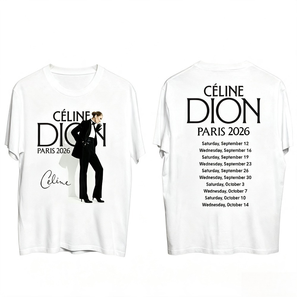 Celine Dion Paris 2026 Turu Ti - Street Fashion In Paris incelemesi ve fiyatı