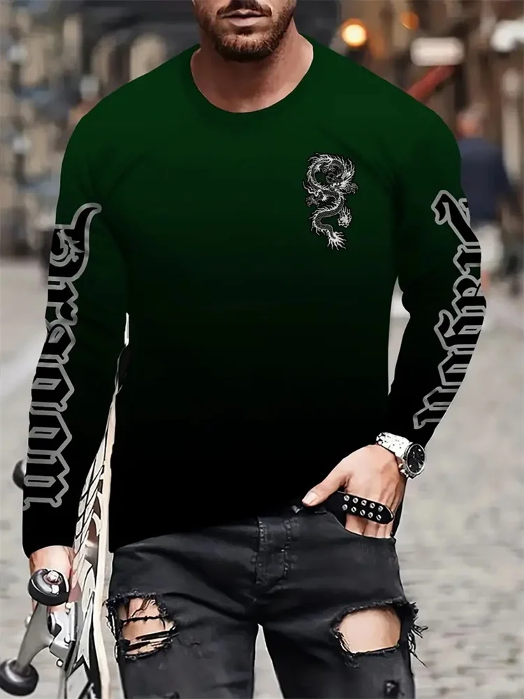 Basit Longteng Baskılı Sonbaha - Street Fashion Men incelemesi ve fiyatı