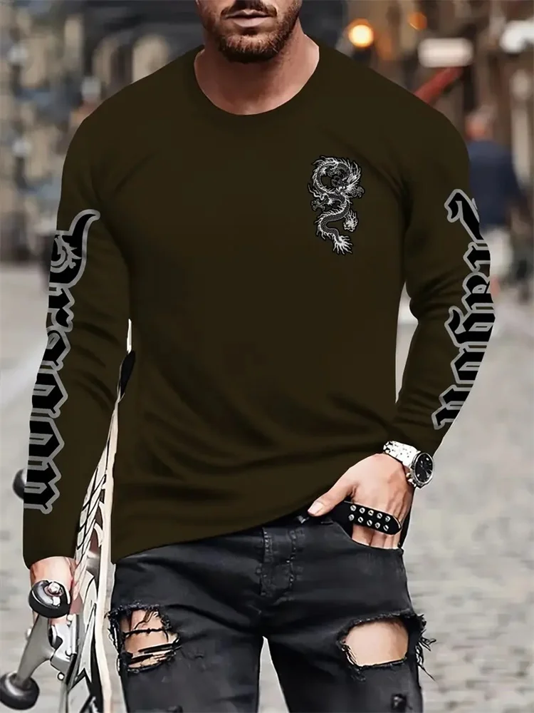 Basit Longteng Baskılı Sonbaha - Street Fashion Men incelemesi ve fiyatı
