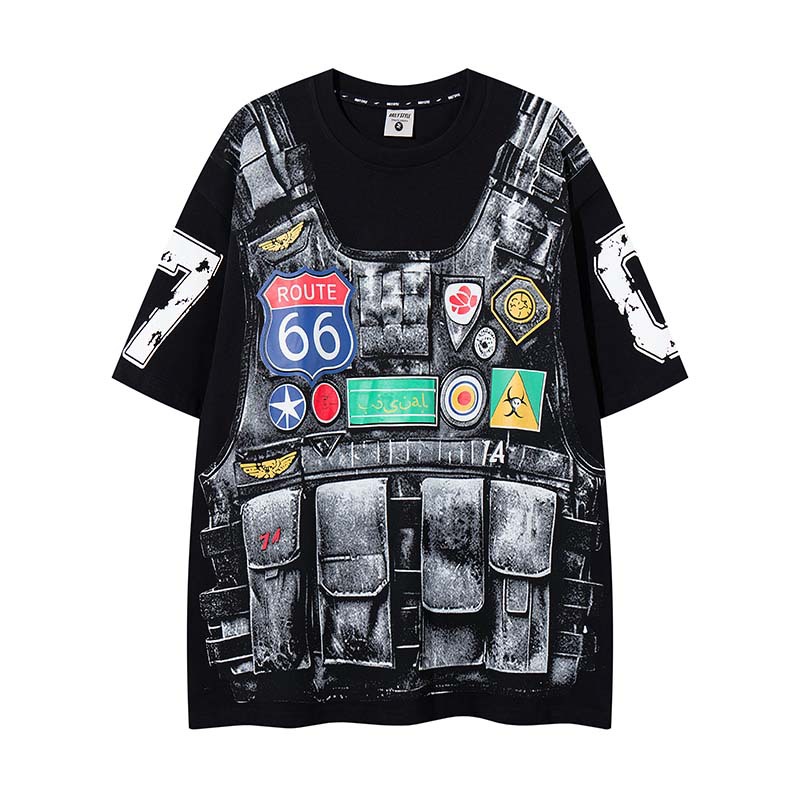 Erkek Modası 3D Baskılı Tişört - Street Fashion Vibes incelemesi ve fiyatı